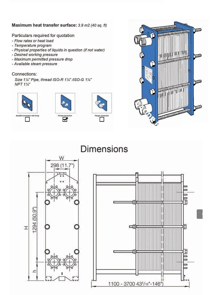 Plate Heat Exchanger, M3, M6M - detail 6