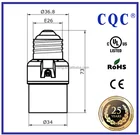 Lamp Socket Fixture Socket UL Listed Automatic Photocell Lamp Holder/ Base/ Lighting Fixture Socket