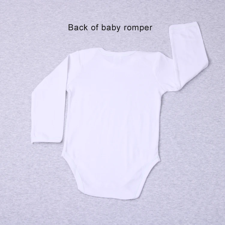 manufacturer white long sleeve baby bodysuits plain white baby bodysuits wholesale baby onesie customise all over logo