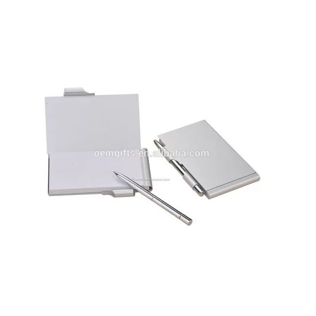 Hot Selling A5 Spiral Pocket Notebook with Aluminum Cover Thermal Binding Includes Pen 60 Sheets Inner Pages