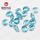 Topaz Topaz Natural Gemstone Oval Cut 11*9mm Wholesale Sky Blue Topaz For Sterling Silver Jewelry