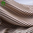 Satin Stripes Polyester Stripe Fabric Mulinsen Textile Woven Polyester Stretch Silk Touch 50D 75D Satin Fabric With Stripes