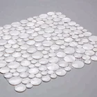 Shell Tile Mosaic Round Tiles Modern Style White Round Sea Shell Mosaic Tile