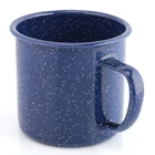 Tin Mug Tin Enamel Mug Custom Color Printing Hand Made Enameled Tin Steel Or Stainless Steel Sparkled Camping Mug Cup