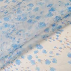Silk Organza Digital Printed 100% Pure Silk Organza Fabric For Women's Garments