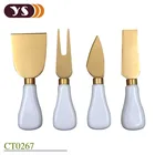 Cheese LFGB Copper 4pcs Cheese Slicing Cheese Cutting Knives Set