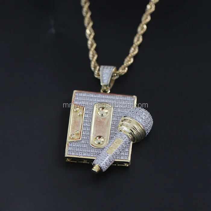 Miss Jewelry Men Microphone Cubic 