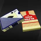 100% Poker Poker Cards Custom Print Luxury 100% Waterproof Casino Quality Standard Game Playing Poker Cards Plastic