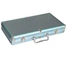 Pokers Blue Aluminum Gambling Case With 11.5g/14g 300 Chips Pokers