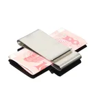 Wholesale Blank Metal Money Clip Sterling Promotion Gift Souvenir Custom Personalized Money Clip Men's
