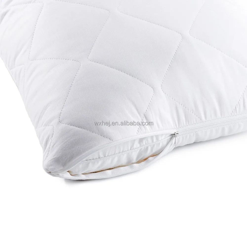 quilted zipped pillow protectors