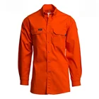 Shirt Uniform Cotton Flame Resistant Shirt Light Weight 100% Cotton Flame Resistant Work Shirt Uniform