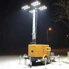 Trailer Led Light For Led Mobile Led Tower 1800Watt Mobile Trailer Mounted Portable Led Light Tower For Construction