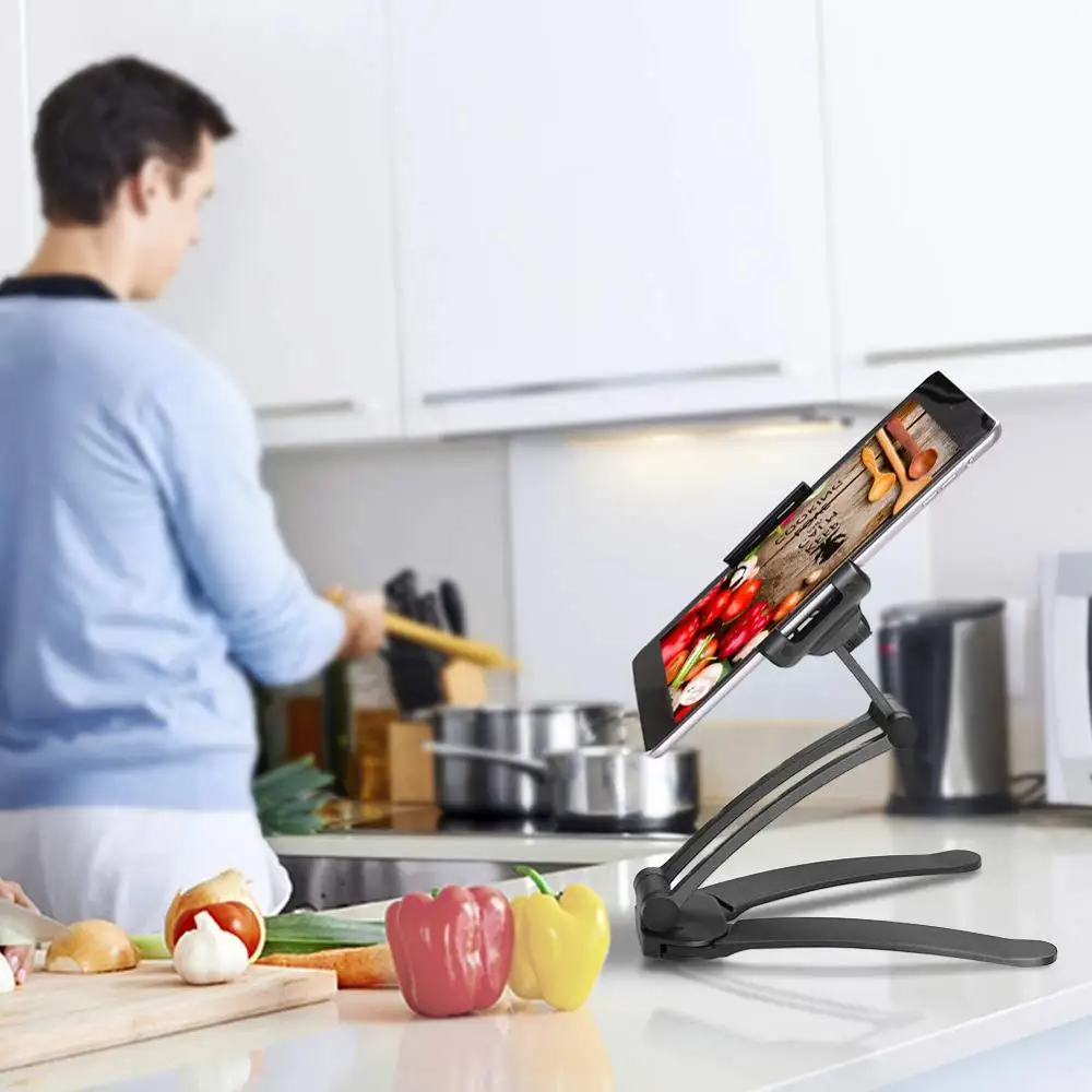 Tablet Stand Phone Mount Kitchen Desktop Mount Stand For Smartphone Tablets Buy Tablet Holder Tablet Holder Desktop Tablet Holder Stand Product On Alibaba Com