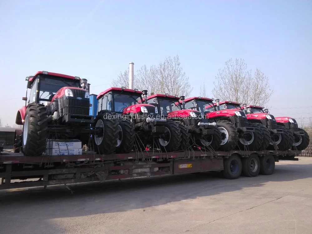 Tractor Agrícola Yto 130 Hp Yto 1304 Con Ruedas Delanteras Duales