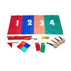 4 In 1 Party Game With Jumping Bags Set Bean Bag Toss Game Transport Egg Competition