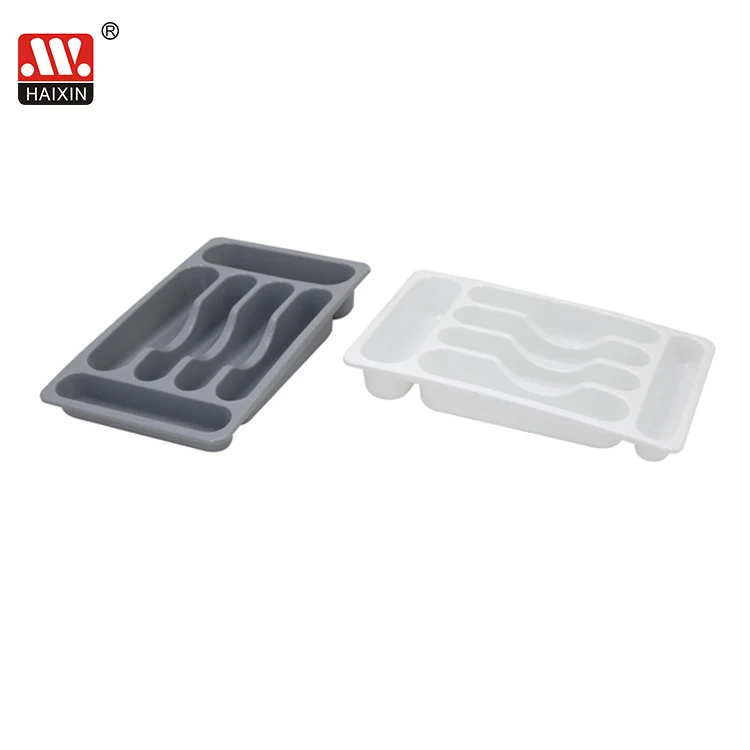 New design kitchen plastic racks glossy surfacedish storage tray knife spoon plate