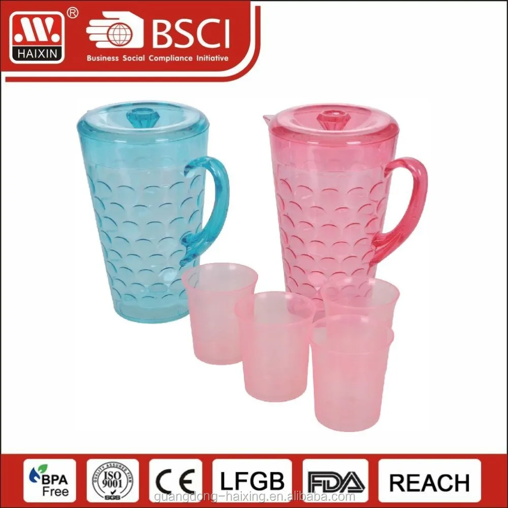 HaiXing high quality factory price in alibaba supplier food grade plastic water kettle pitcher water jug for houseware