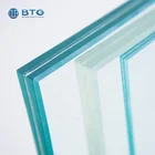 Glass Glass Panel 13.52mm Clear Tempered Laminated Glass Panel