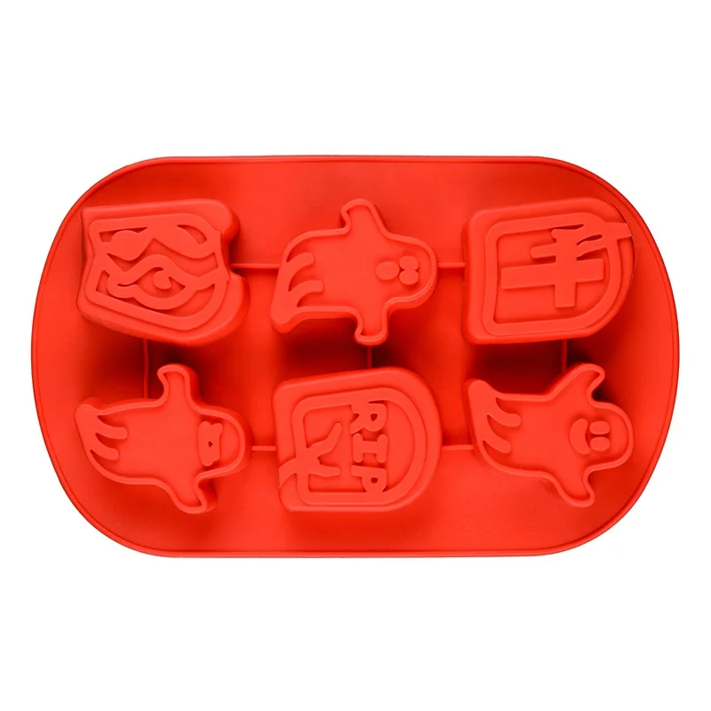 6 Cavity Animal Insects Silicone Mint Candy Cookies Candy Pastry Chocolate Mold For Sale