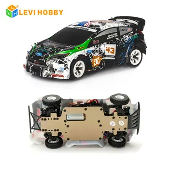 1:28 Remote Control Toys Metal Aluminium Chassis 4WD Drift WLTOYS K989 RC Car