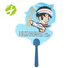 Hand Fans Customized Round Hand Fan 2020 Custom Decorative Pp Plastic Round Shape Advertising Hand Held Fans