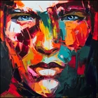 Art Modern Wall Art Women Face Abstract Wall Art Handmade Oil Painting On Canvas For Bedroom