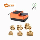 Operation Manual Ball Valve CE Brass Dn50 Motorized 3 Way Ball Valve With Manual Operation