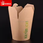 Take Take Away Box 24oz 26oz 32oz Disposable Take Away Food Grade Chinese Paper Noodle Box