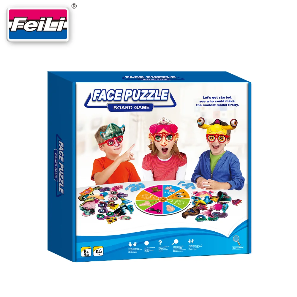 Customized items face puzzle family board game wholesale board games educational games toys