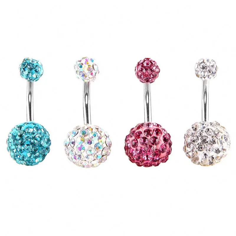 belly button rings big diamonds