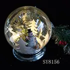 Gift Light Up Glass New Arrival 120mm Led Glass Ball Light Christmas Gift