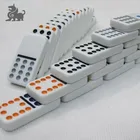 Dominoes Custom Printed Plastic Children Game Dominoes With Low Price