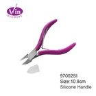 Cuticle Nipper Nail Pedicure Nipper Cuticle Nail Pedicure Nipper Stainless Steel Colored Silicon Handle Double Spring