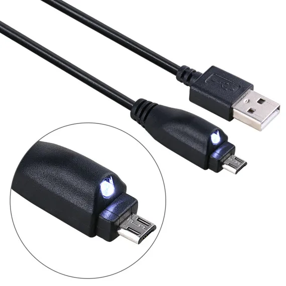 USB cable with LED