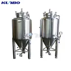 Brew Beer Fermenter Brewing KUNBO 30L 50L 100L Home Brew Beer Fermentation Tank Conical Fermenter