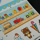 Height New Colorful Paper Decal Stickers For Calendars Arts Kids DIY Height Growth Chart Wall Sticker