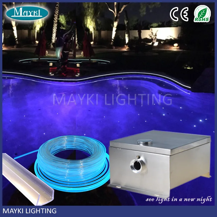 fiber optic pool light box