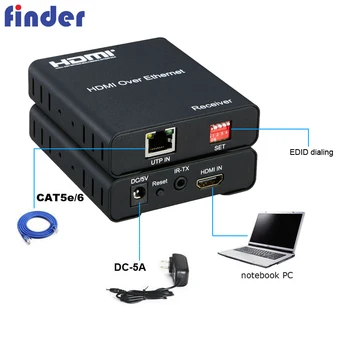 New Design Ethernet Extender HDMI to IP Converter Over TCP/IP up to 120M