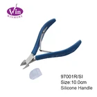 Cuticle Nipper Nail Pedicure Nipper Cuticle Nail Pedicure Nipper Stainless Steel Colored Silicon Handle Double Spring