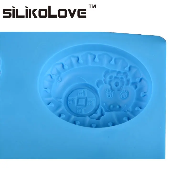 Food Grade Square Oval Shaped 4 Cavity Silicon Soap Mold For Handmade