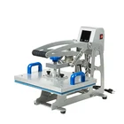 Open Shirt Pen Printing Tshirt Machine Semi-Auto Open Mug T Shirt Plate Pen Printing Combo Heat Press Machine