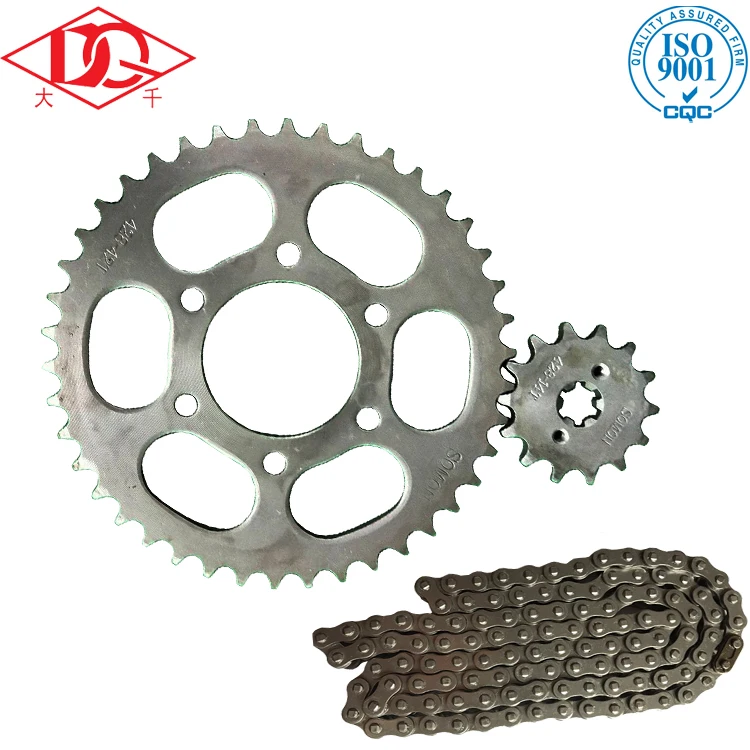 motorcycle chain and sprocket