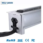 Electric Uk Plugs Desktop Electric Plugs Electric Rotation Motorized Cable Management Motorized Desktop Uk Power Plugs