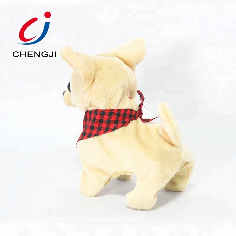 Interactive toys battery operated eco friendly electric animals funny plush toy dog for kid