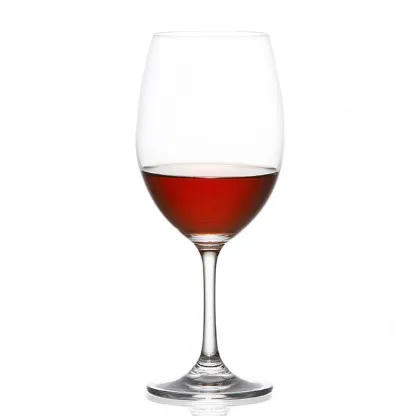 Haonai Hot selling thin personalized crystal goblet wine glass LFGB safe wine glass cup