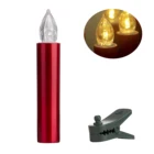 Red Candle Candle Manufacturer Wireless Remote Control Red Christmas Candle With Battery