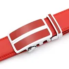 Black Leather Belt Automatic Men Belt Wholesale Red Black Yellow Blue Really Cowhide Leather Men Automatic Leather Belt