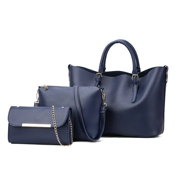 Cheap Price Ladies Bags New Designer Brand Fashion Woman Leather Bag 3 in 1 piece Handbags set