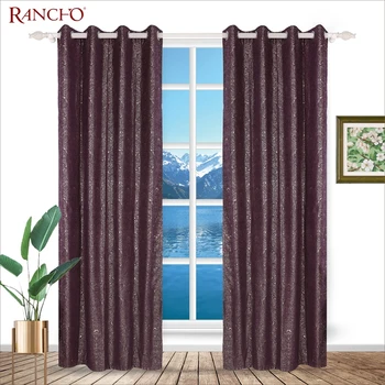 Extremely good quality fancy 100 polyester wholesale curtain for sale